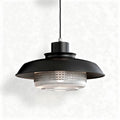 Hanglamp van metaal en glas met een afmeting van 25 x 25 x 20 cm