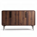 Houten dressoir met vier deuren afmetingen 120 x 40 x 75cm bruin